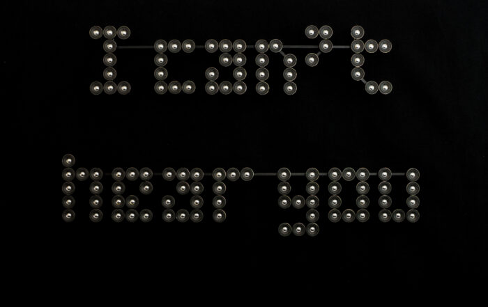 "i cant hear you" © Clara Oppel